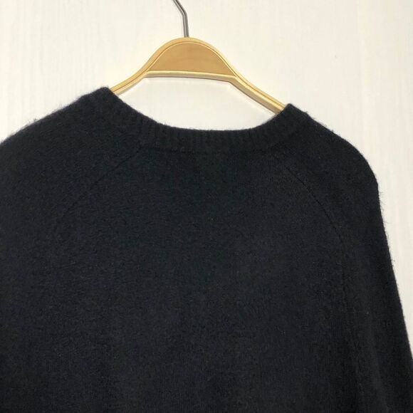 J.Crew Factory Sweater Mens Small Black Crewneck Extra-soft Yarn Wool Blend New - Picture 9 of 10